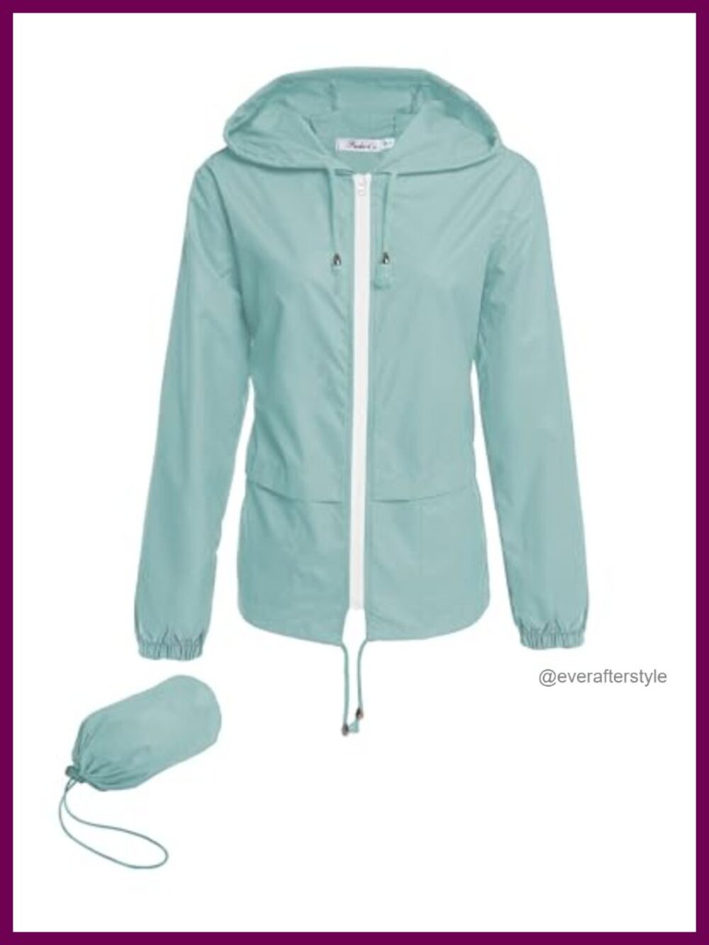 Hount Women's Lightweight Waterproof Packable Raincoat with Hood